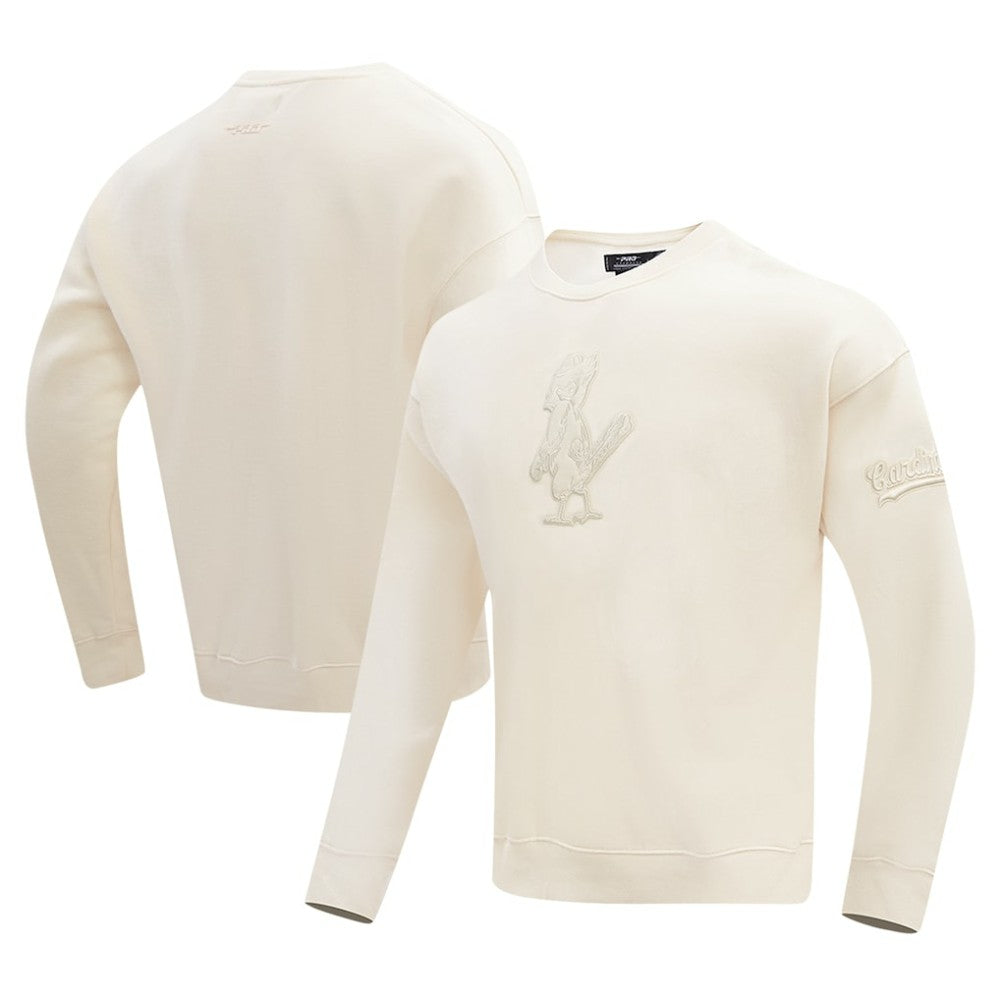 St. Louis Cardinals Pro Standard Neutral Drop Shoulder Pullover Sweatshirt Lifestyle