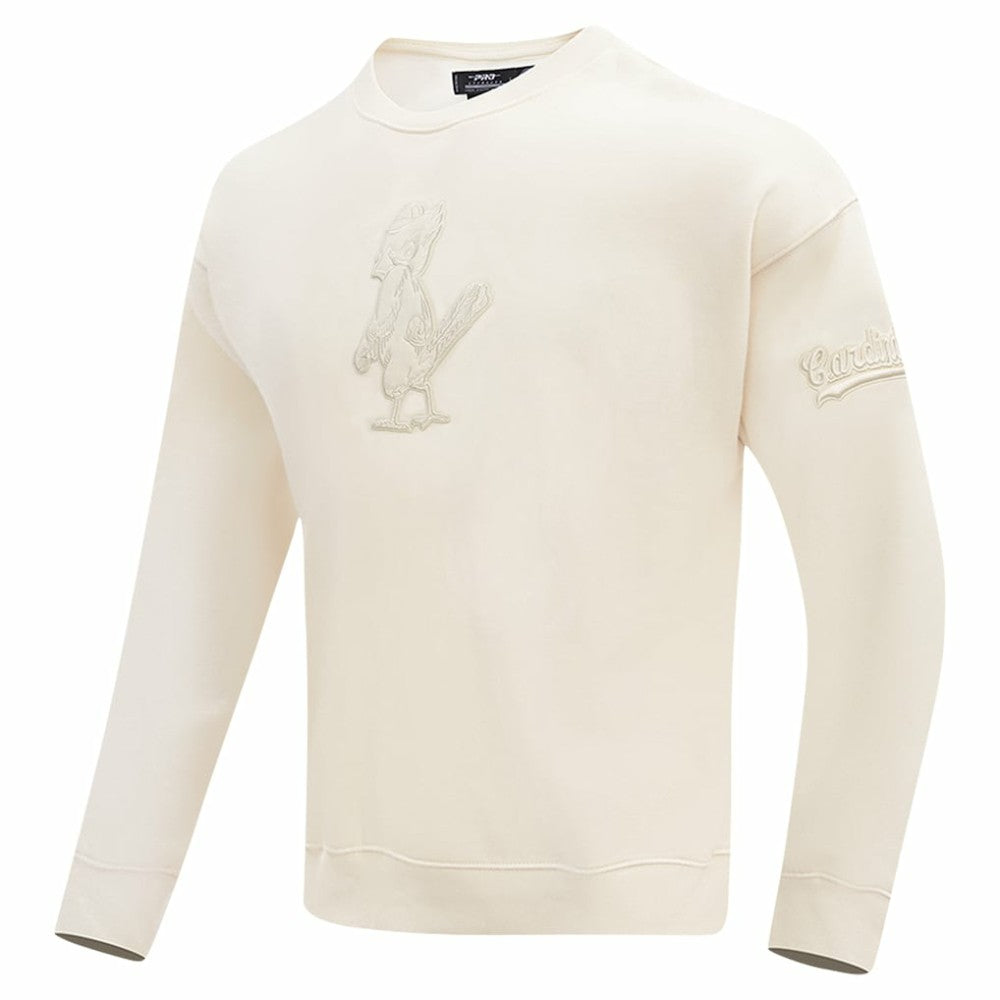 St. Louis Cardinals Pro Standard Neutral Drop Shoulder Pullover Sweatshirt Lifestyle