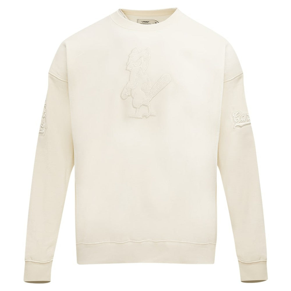 St. Louis Cardinals Pro Standard Neutral Drop Shoulder Pullover Sweatshirt Lifestyle