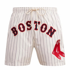 Boston Red Sox Pro Standard Pinstripe Retro Classic Woven Shorts Clearance