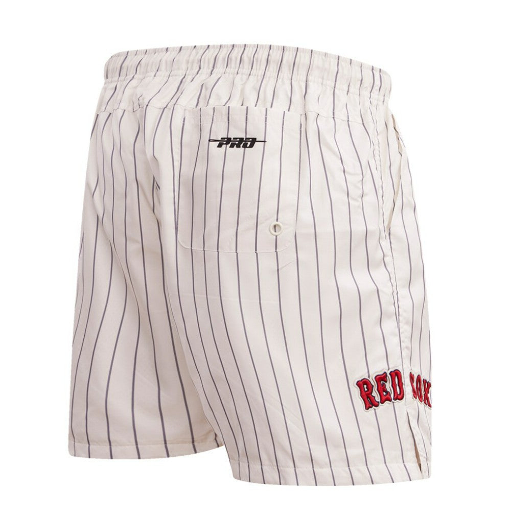 Boston Red Sox Pro Standard Pinstripe Retro Classic Woven Shorts Clearance
