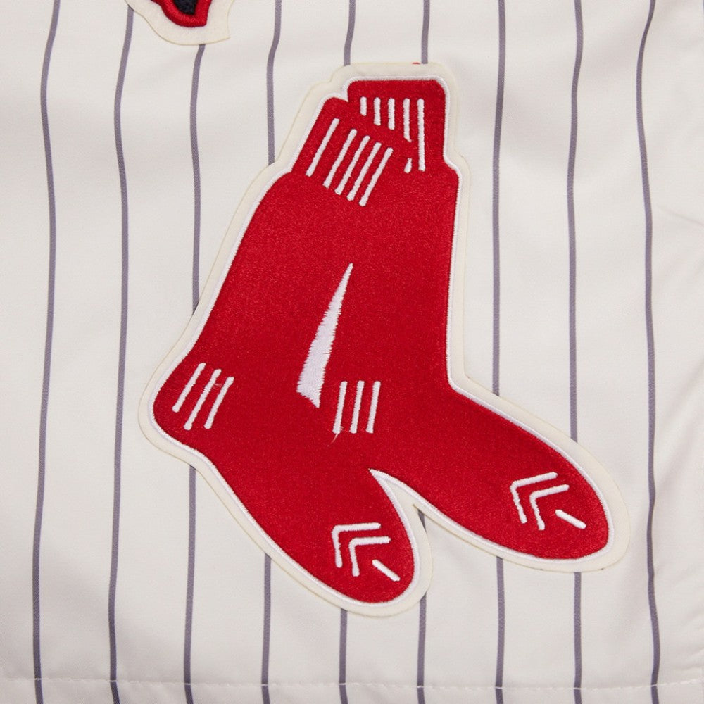 Boston Red Sox Pro Standard Pinstripe Retro Classic Woven Shorts Clearance