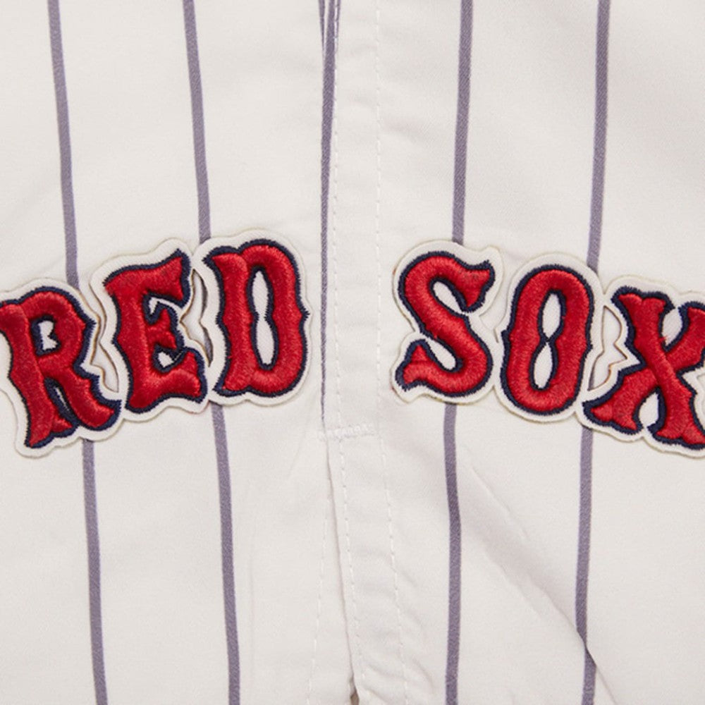 Boston Red Sox Pro Standard Pinstripe Retro Classic Woven Shorts Clearance
