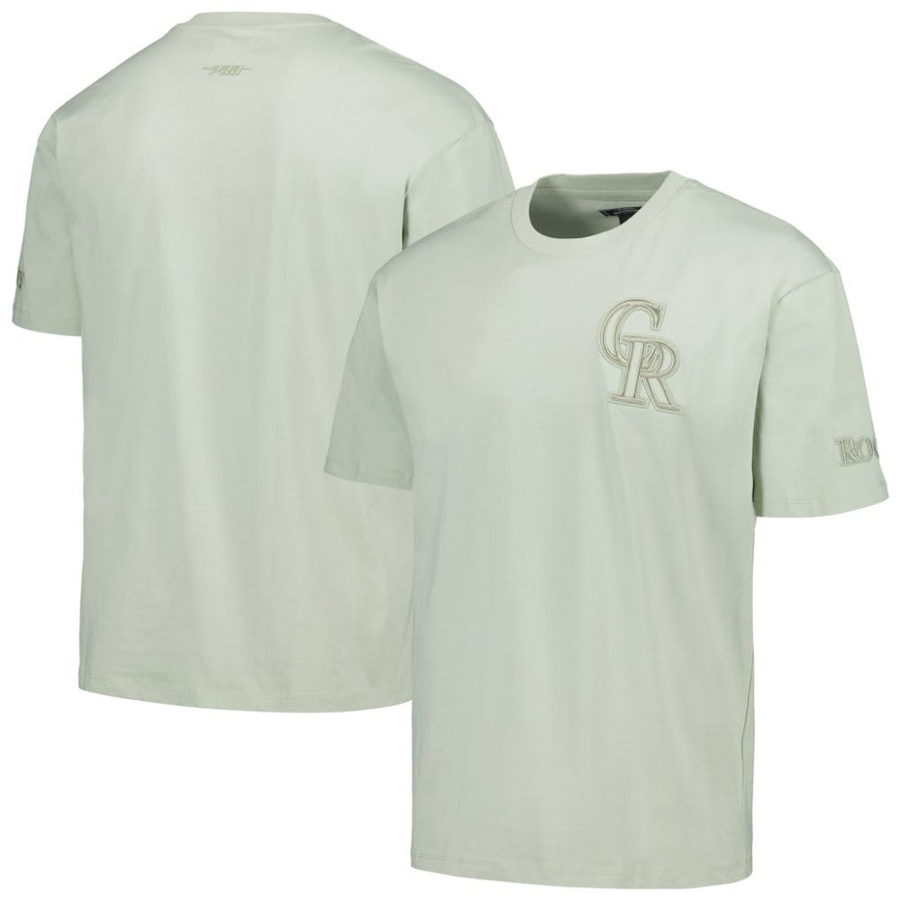Colorado Rockies Pro Standard Oversized Neutral CJ Dropped Shoulders T-Shirt for sale