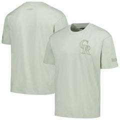 Colorado Rockies Pro Standard Oversized Neutral CJ Dropped Shoulders T-Shirt for sale