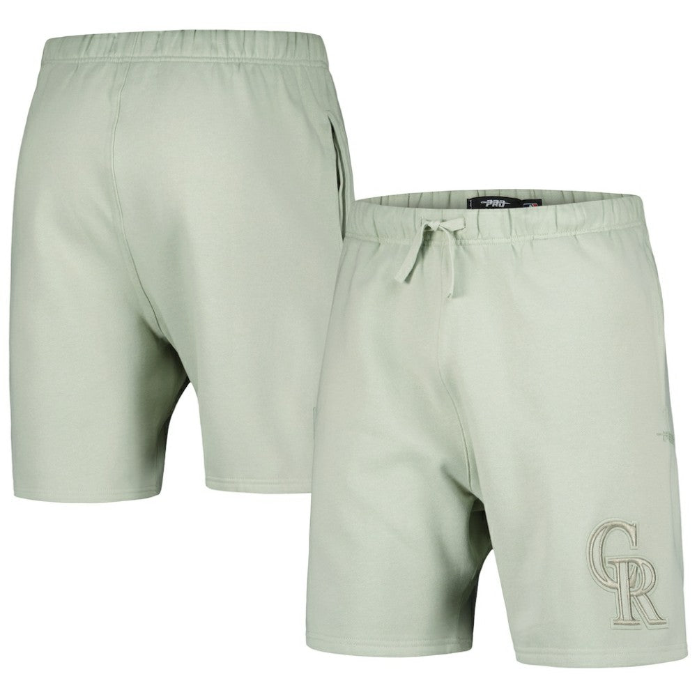 Colorado Rockies Pro Standard Neutral Fleece Shorts On Sale