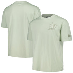 Miami Marlins Pro Standard Oversized Neutral CJ Dropped Shoulders T-Shirt for sale