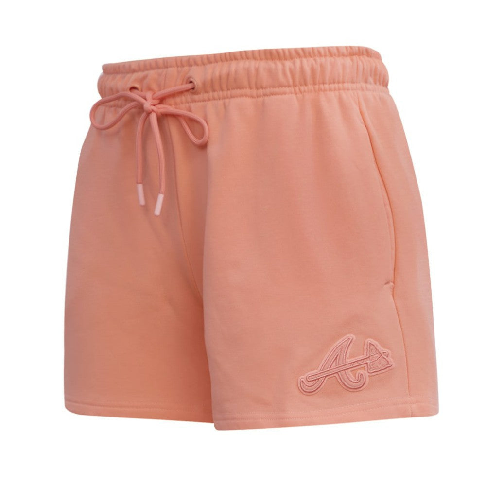 Atlanta Braves Pro Standard Women's Neutral Fleece Shorts Lifestyle