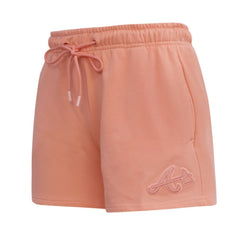 Atlanta Braves Pro Standard Women's Neutral Fleece Shorts Lifestyle