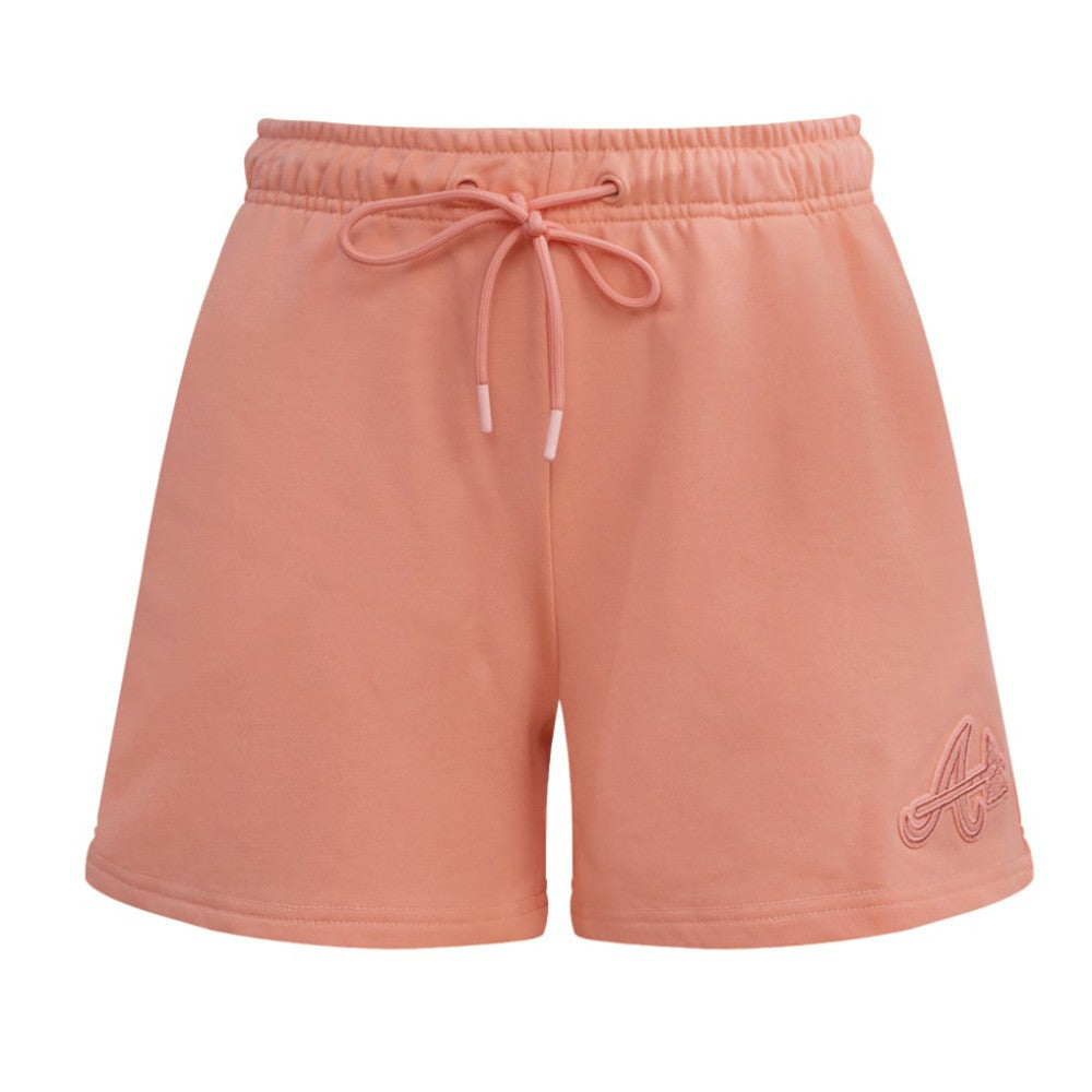Atlanta Braves Pro Standard Women's Neutral Fleece Shorts Lifestyle