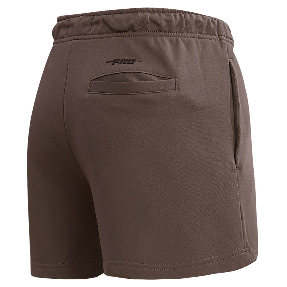 Los Angeles Dodgers Pro Standard Women's Neutral Fleece Shorts for sale