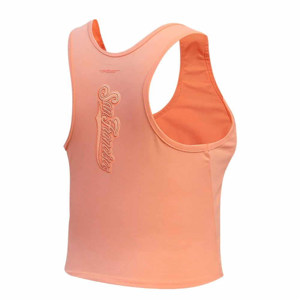 San Francisco Giants Pro Standard Women's Neutral Fitted Racerback Tank Top Sale