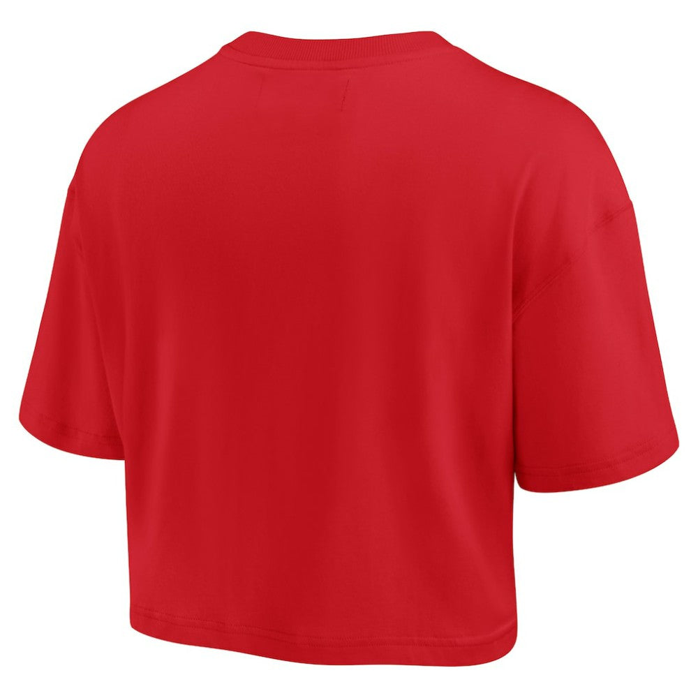 St. Louis Cardinals Fanatics Women's Elements Super Soft Boxy Cropped T-Shirt Sale