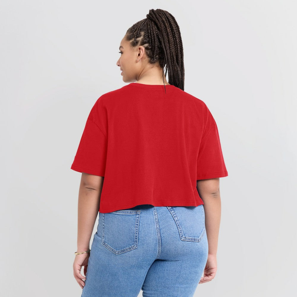 St. Louis Cardinals Fanatics Women's Elements Super Soft Boxy Cropped T-Shirt Sale