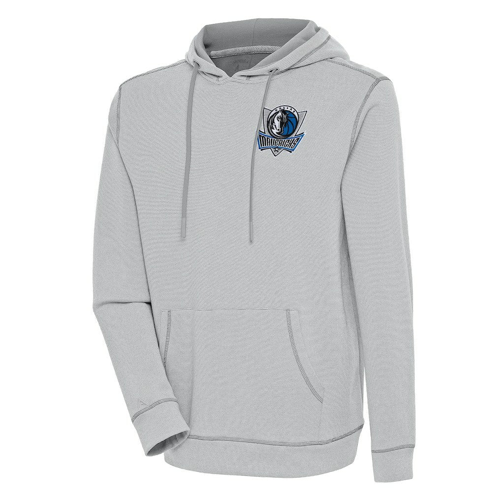 NBA - Dallas Mavericks Antigua Axe Bunker Tri-Blend Pullover Hoodie - Gray