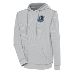 NBA - Dallas Mavericks Antigua Axe Bunker Tri-Blend Pullover Hoodie - Gray
