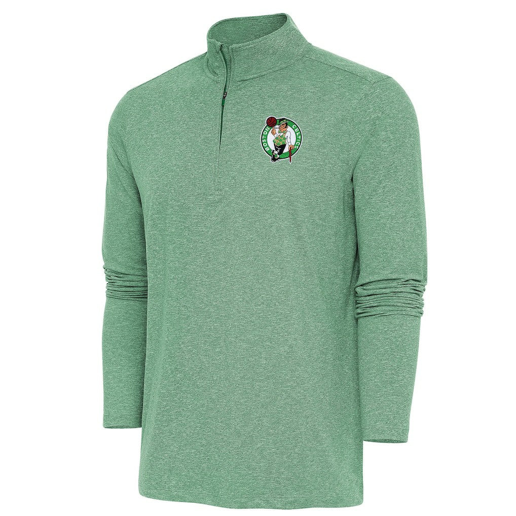 NBA - Boston Celtics Antigua Hunk Quarter-Zip Pullover Top - Kelly Green