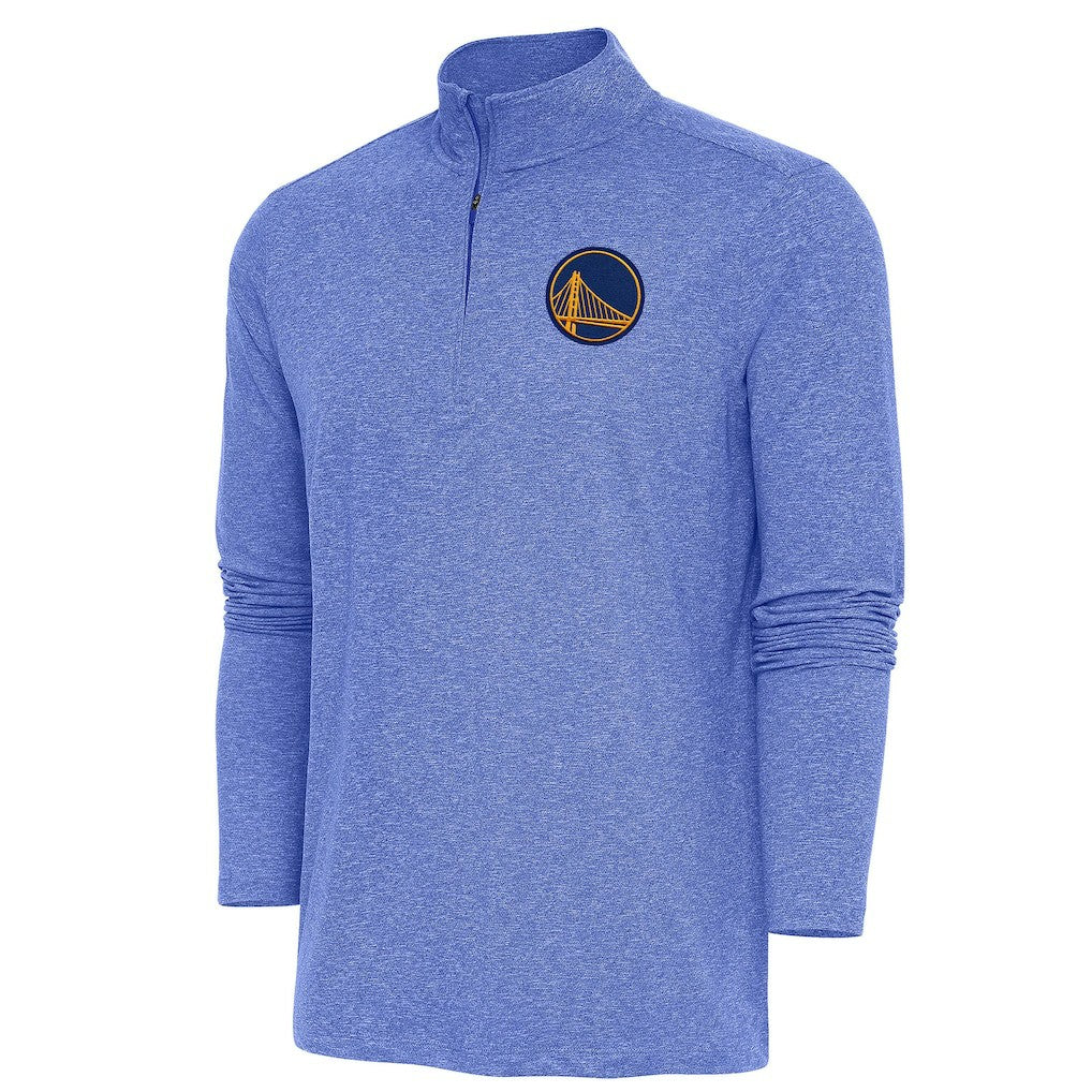 NBA - Golden State Warriors Antigua Hunk Quarter-Zip Pullover Top - Heather Royal