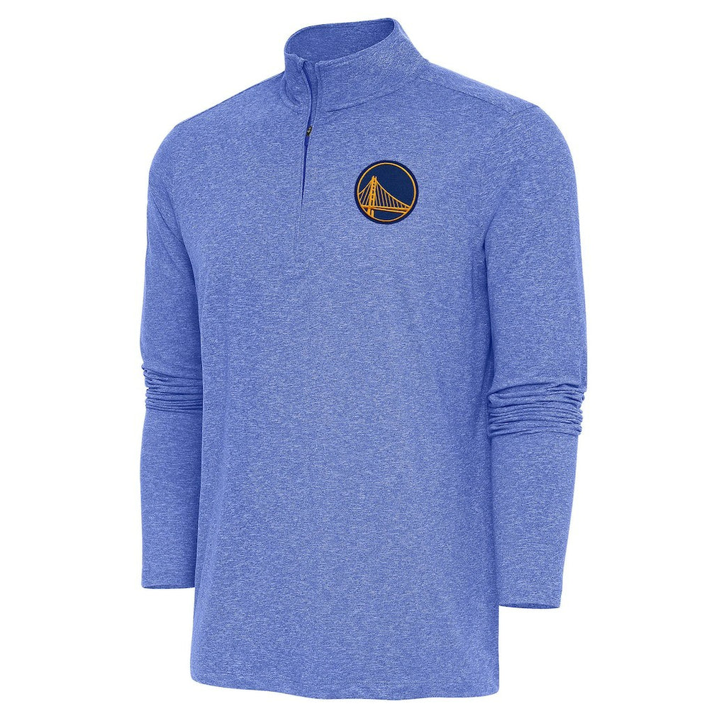 NBA - Golden State Warriors Antigua Hunk Quarter-Zip Pullover Top - Heather Royal