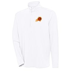 NBA - Phoenix Suns Antigua Hunk Quarter-Zip Pullover Top - White