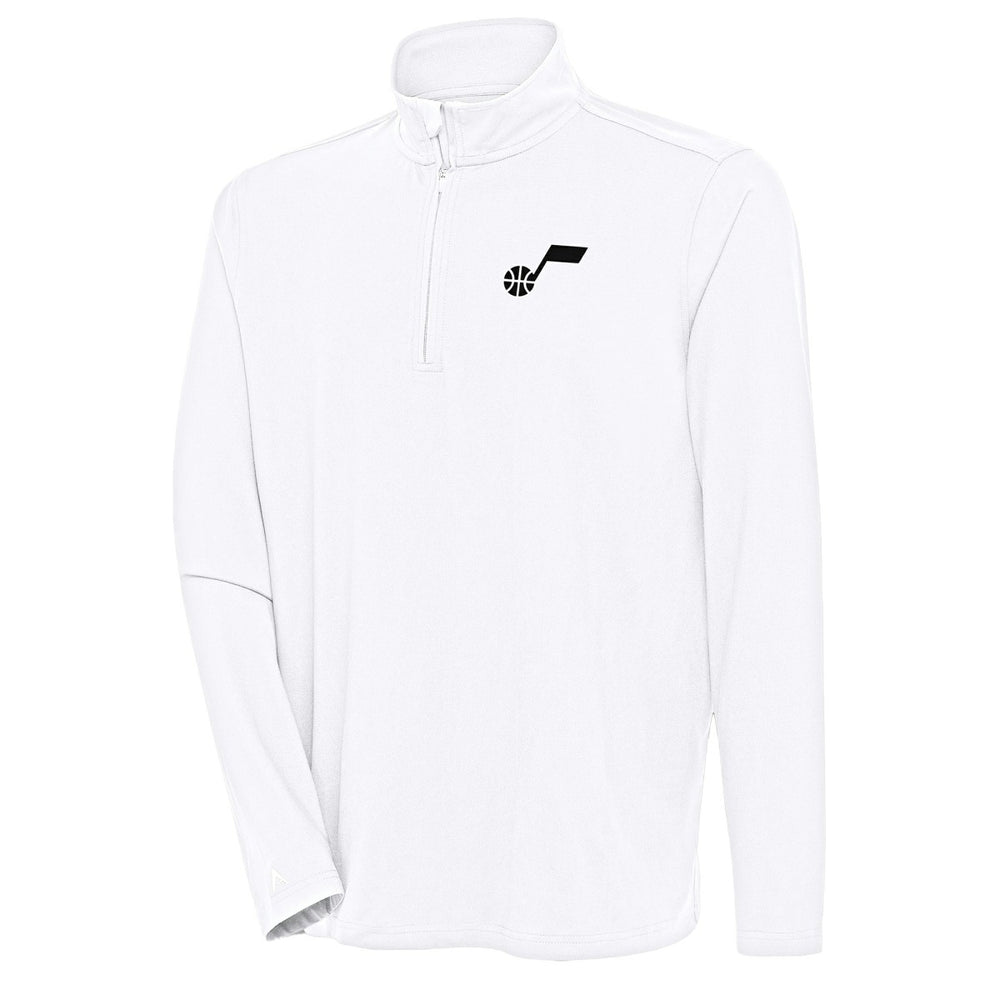 NBA - Utah Jazz Antigua Hunk Quarter-Zip Pullover Top - White