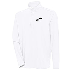 NBA - Utah Jazz Antigua Hunk Quarter-Zip Pullover Top - White