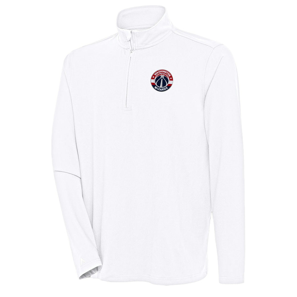 NBA - Washington Wizards Antigua Hunk Quarter-Zip Pullover Top - White