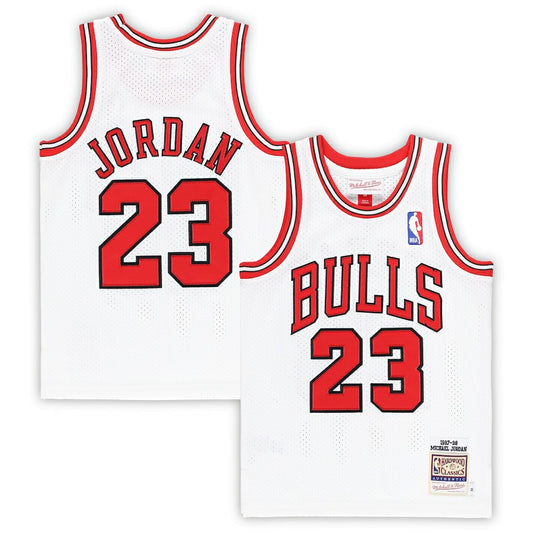 Michael Jordan Chicago Bulls Preschool 1997/98 Hardwood Classics Authentic Jersey sale - White | NBA Jerseys