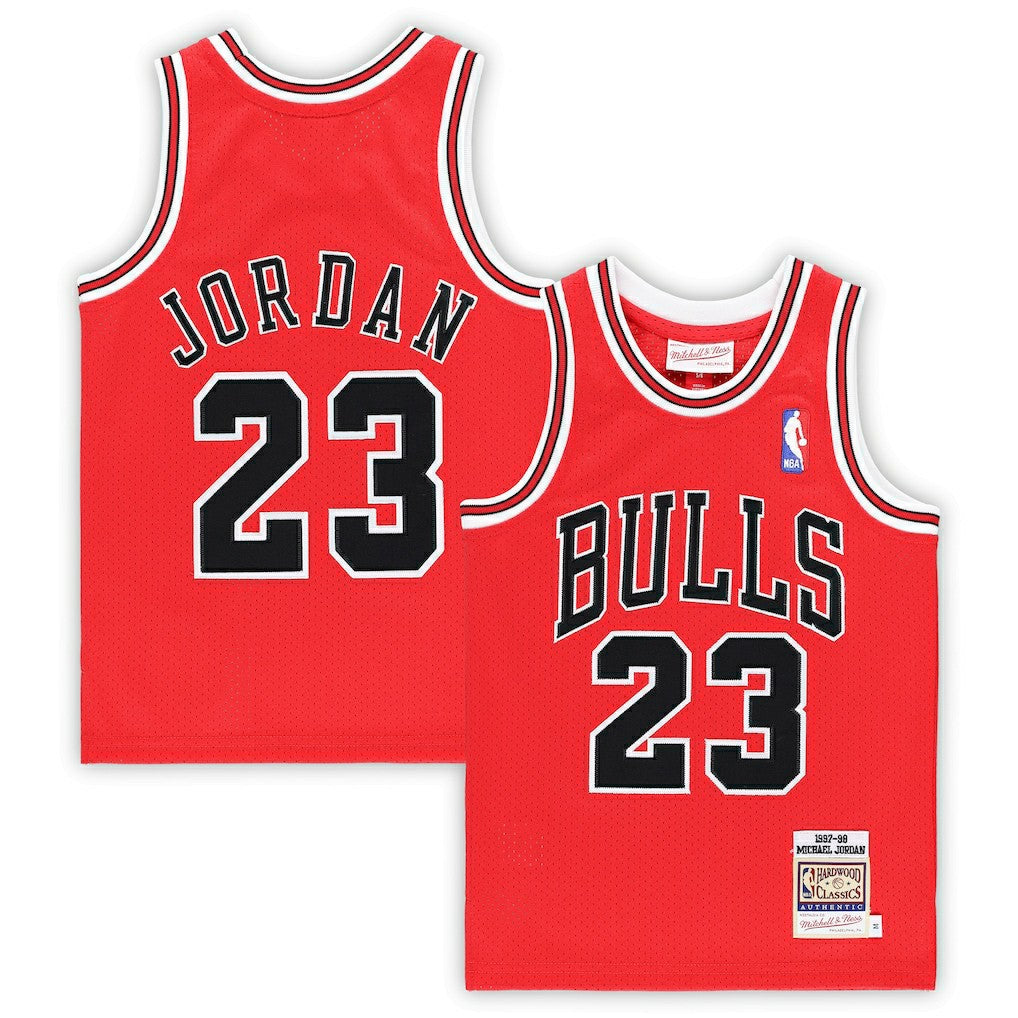 Mitchell & Ness - Michael Jordan Chicago Bulls Preschool 1997/98 Hardwood Classics Authentic Jersey - Red