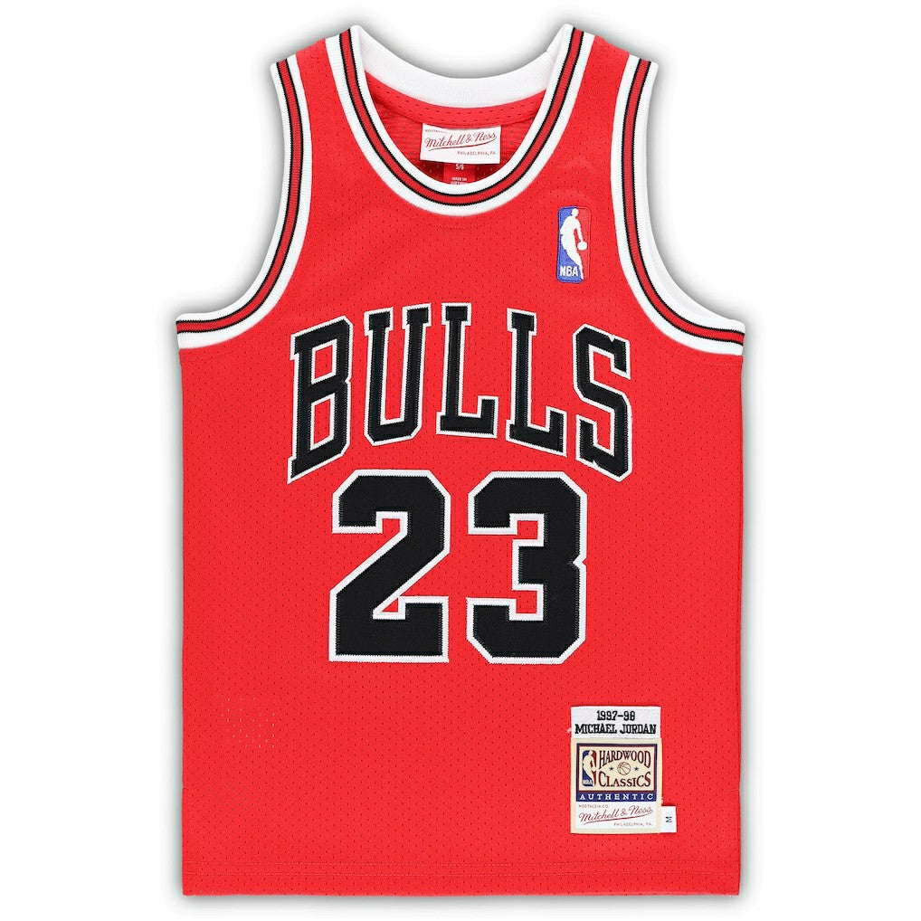 Mitchell & Ness - Michael Jordan Chicago Bulls Preschool 1997/98 Hardwood Classics Authentic Jersey - Red