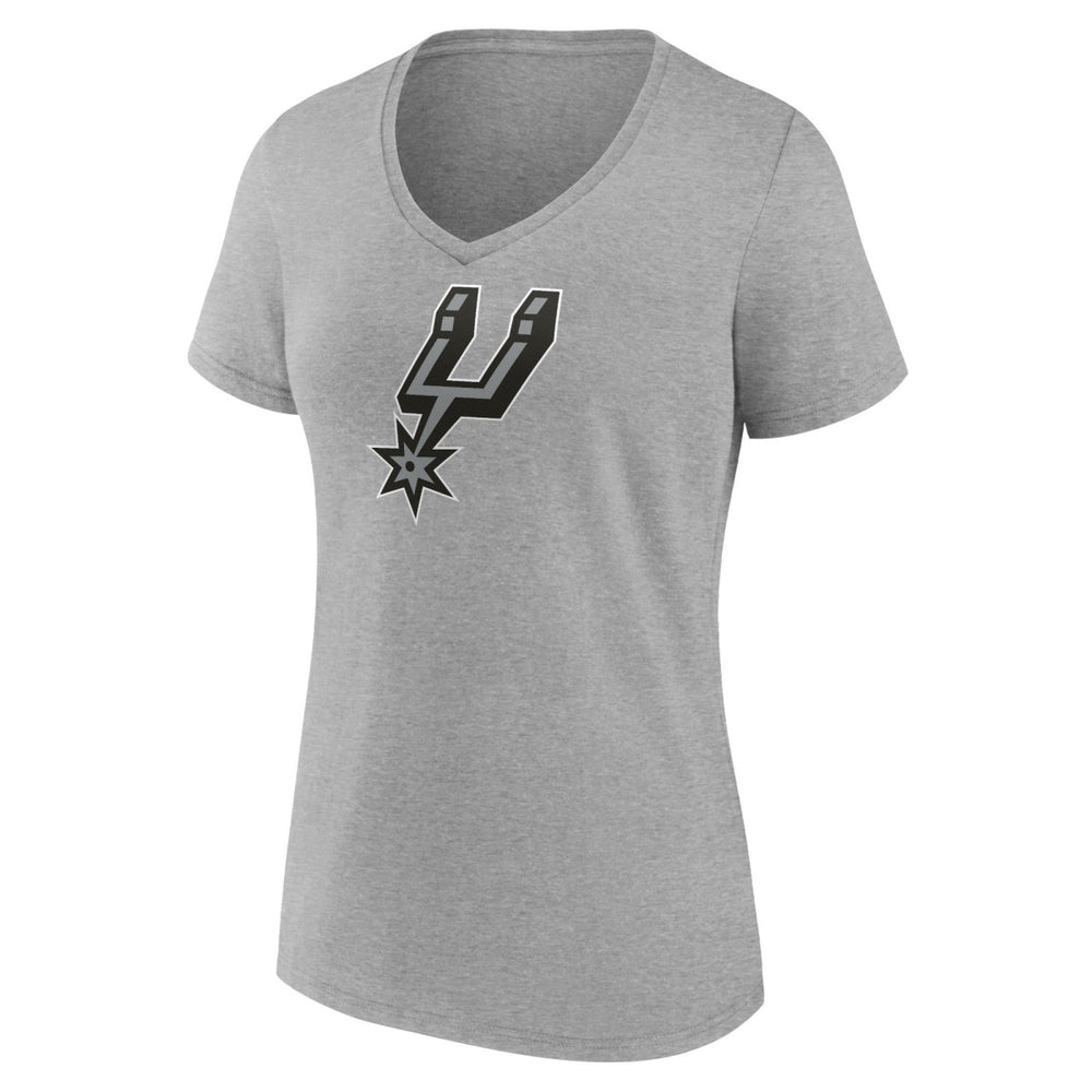 NBA - Victor Wembanyama San Antonio Spurs Women's Playmaker Name & Number V-Neck T-Shirt - Gray