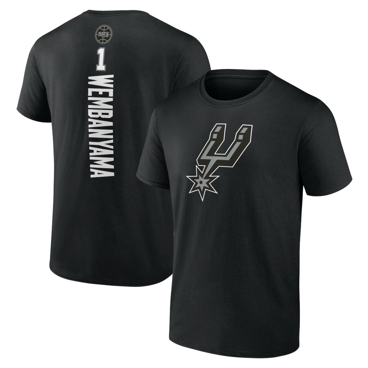 NBA - Victor Wembanyama San Antonio Spurs Playmaker Name & Number T-Shirt - Black