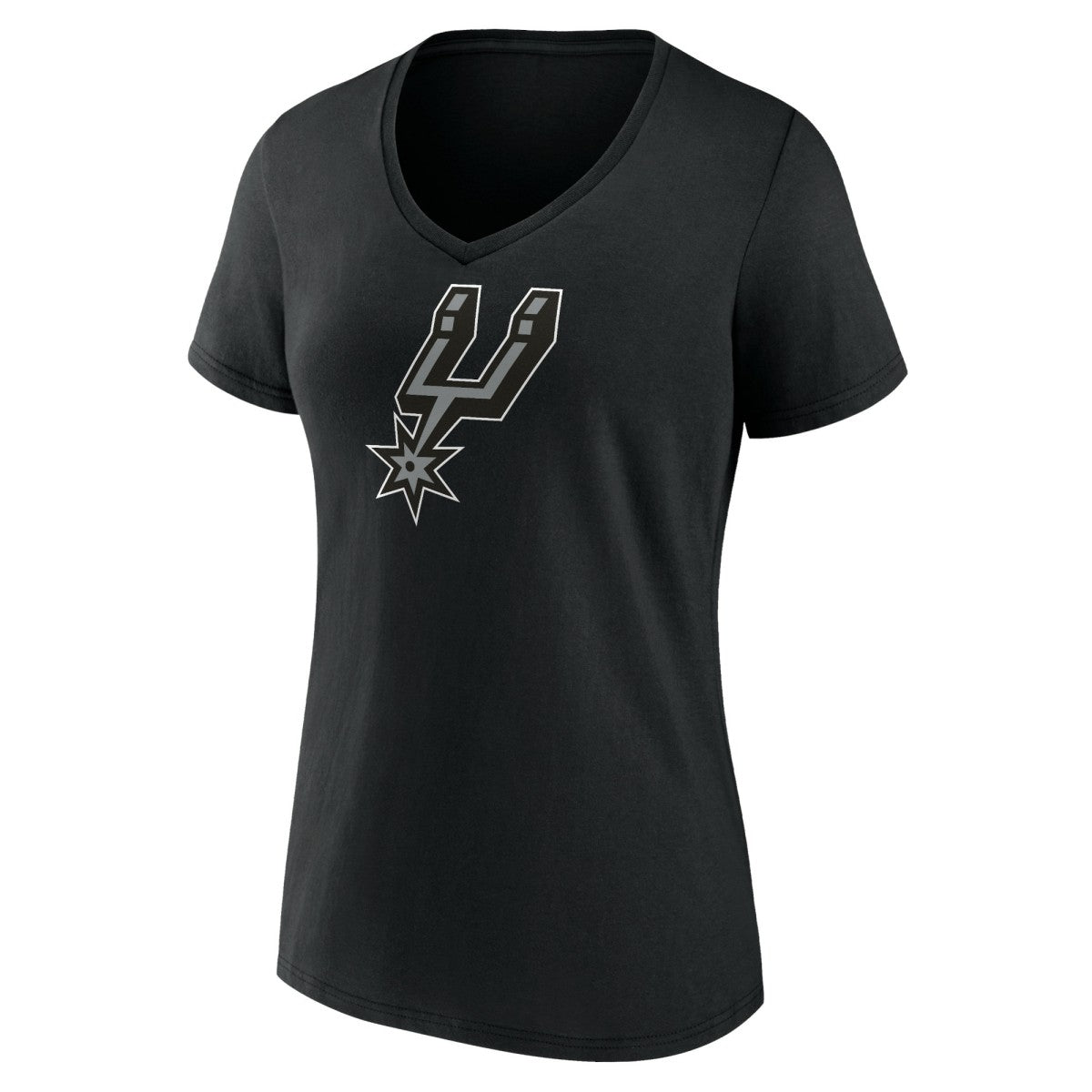 NBA - Victor Wembanyama San Antonio Spurs Women's Playmaker Name & Number V-Neck T-Shirt - Black