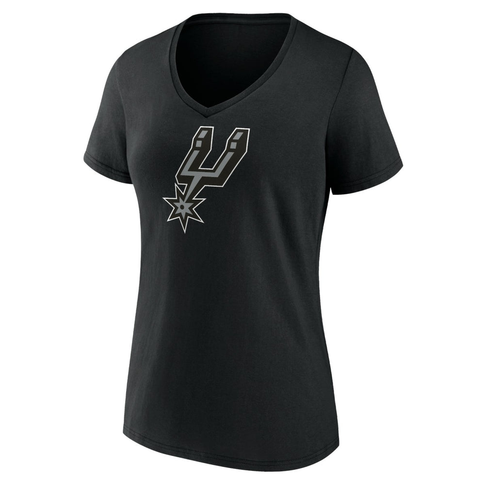 NBA - Victor Wembanyama San Antonio Spurs Women's Playmaker Name & Number V-Neck T-Shirt - Black