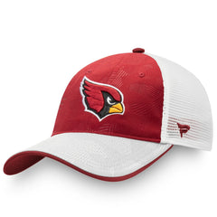 Arizona Cardinals Iconic Defender Trucker Adjustable Hat Cardinal/White - Fanatics