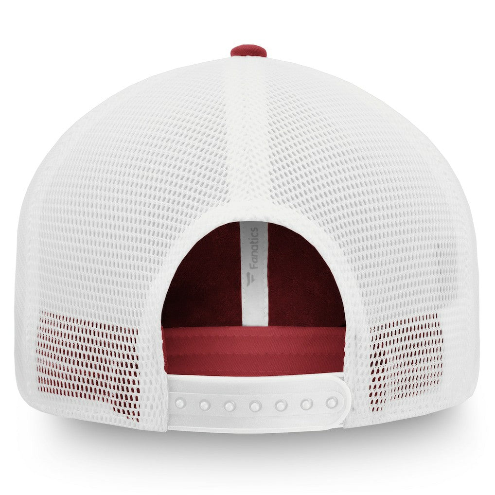 Arizona Cardinals Iconic Defender Trucker Adjustable Hat Cardinal/White - Fanatics