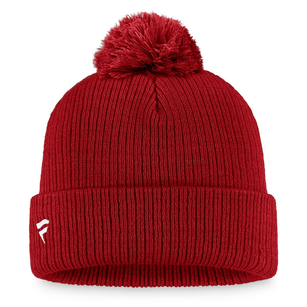 Arizona Cardinals Women's Logo Cuffed Knit Hat with Pom Cardinal - Fanatics