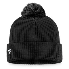 New Orleans Saints Women's Logo Cuffed Knit Hat with Pom Black - Fanatics