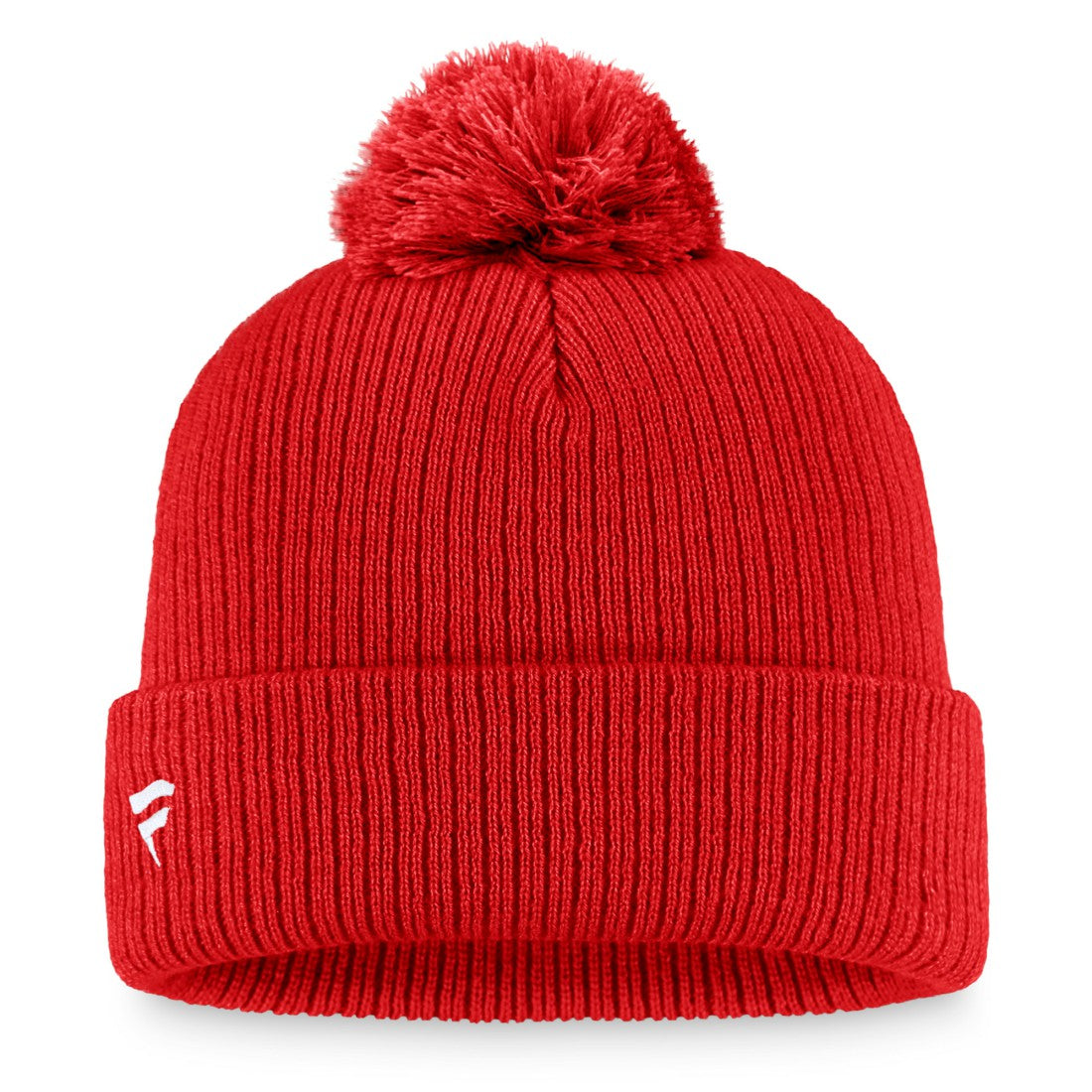Tampa Bay Buccaneers Women's Logo Cuffed Knit Hat with Pom Cardinal - Fanatics