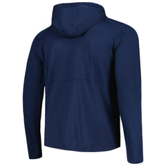 Colorado Avalanche - Antigua Spikes Raglan Quarter-Zip Hoodie Heather Navy
