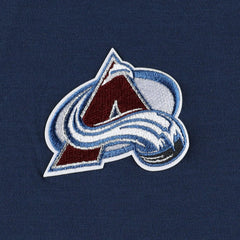 Colorado Avalanche - Antigua Spikes Raglan Quarter-Zip Hoodie Heather Navy
