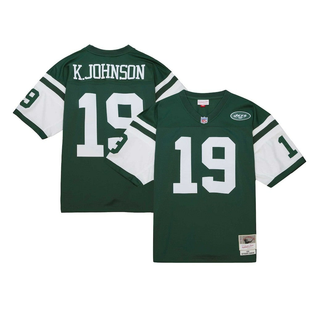Keyshawn Johnson New York Jets Legacy Replica Jersey Green - Mitchell & Ness