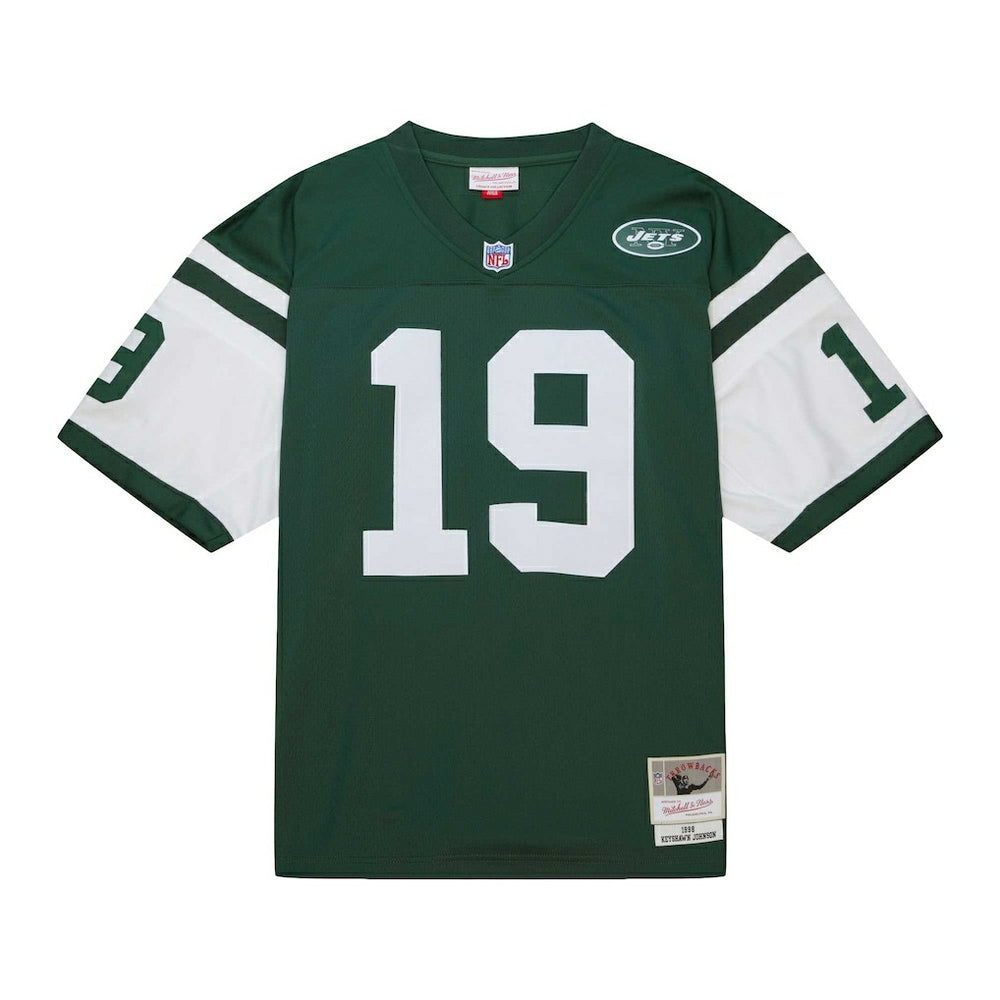 Keyshawn Johnson New York Jets Legacy Replica Jersey Green - Mitchell & Ness