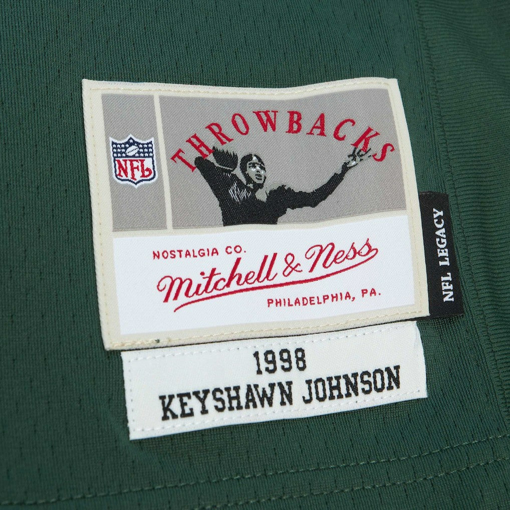 Keyshawn Johnson New York Jets Legacy Replica Jersey Green - Mitchell & Ness