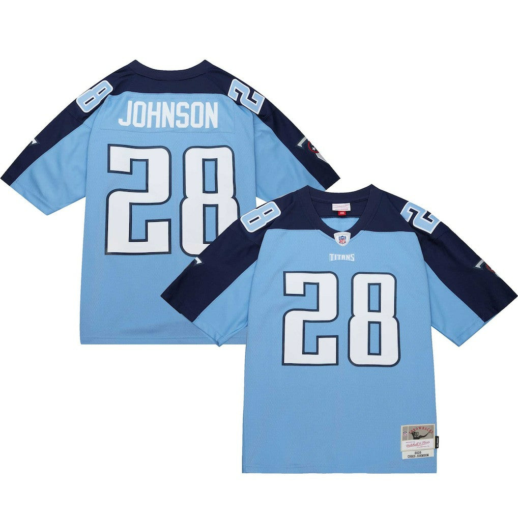 Chris Johnson Tennessee Titans Legacy Replica Jersey Light Blue - Mitchell & Ness