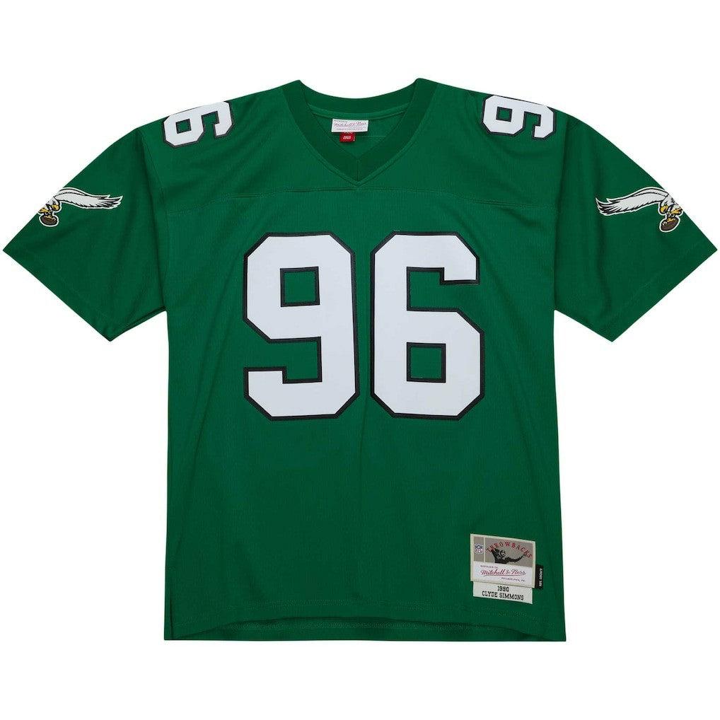 Clyde Simmons Philadelphia Eagles Legacy Replica Jersey Kelly Green - Mitchell & Ness