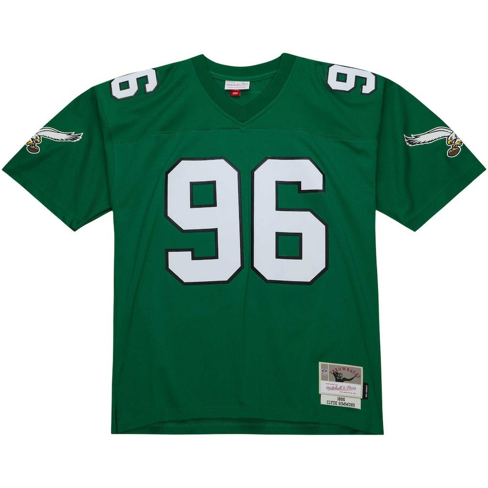 Clyde Simmons Philadelphia Eagles Legacy Replica Jersey Kelly Green - Mitchell & Ness
