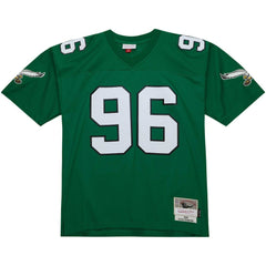 Clyde Simmons Philadelphia Eagles Legacy Replica Jersey Kelly Green - Mitchell & Ness