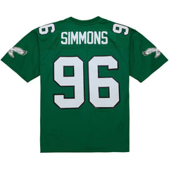 Clyde Simmons Philadelphia Eagles Legacy Replica Jersey Kelly Green - Mitchell & Ness