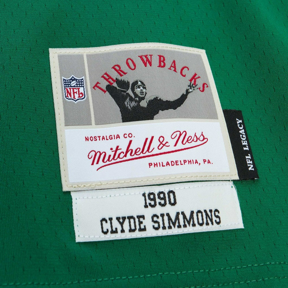 Clyde Simmons Philadelphia Eagles Legacy Replica Jersey Kelly Green - Mitchell & Ness